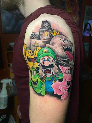 Explore black bear tattoo ideas, creative tattoo ideas in Ankeny, available at All Day Tattoo and Art Studio