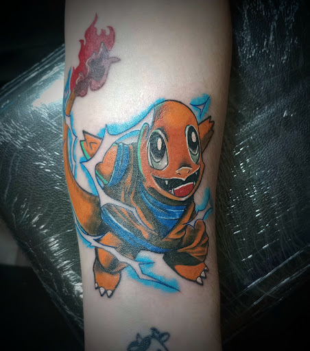 Explore flower half sleeve tattoo ideas, creative tattoo ideas in Clintonville, available at Temple Ink Tattoo Shop