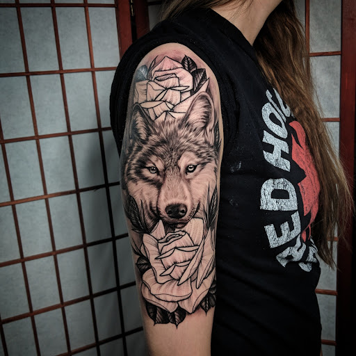 Explore mgk tattoo ideas, creative tattoo ideas in Bowling Green, available at The Sanctuary Art Studio
