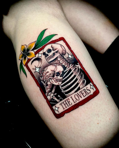 Explore alpha tattoo ideas, creative tattoo ideas in Oklahoma City, available at The Gem Tattoo