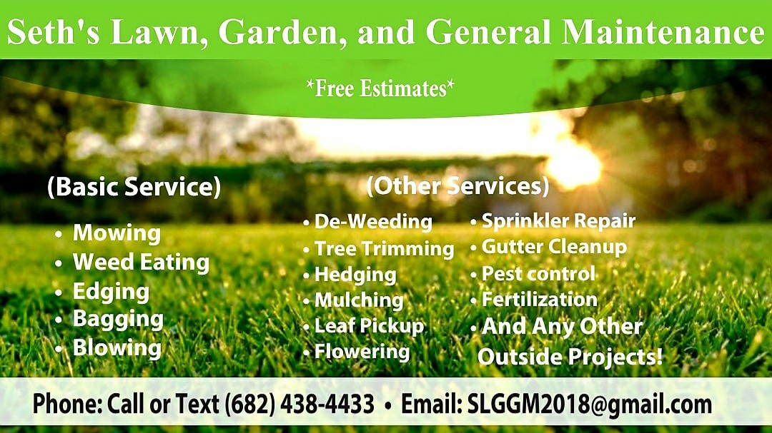 Seths Lawn, Garden, and General Maintenance