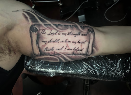 Explore death star tattoo ideas, creative tattoo ideas in Silver City, available at Independent Ink Tattoo