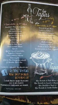 Restaurant In Vino Veritas à Montpellier (la carte)