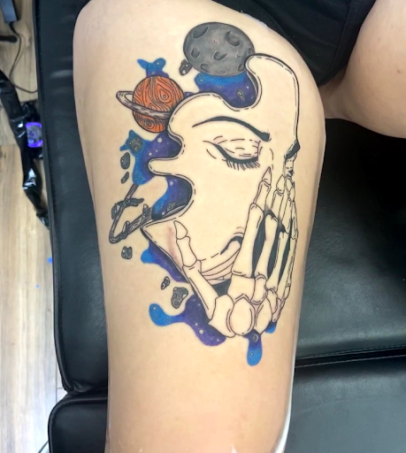 Explore back tattoo ideas for women, creative tattoo ideas in Charlotte, available at BNI-Tattoos