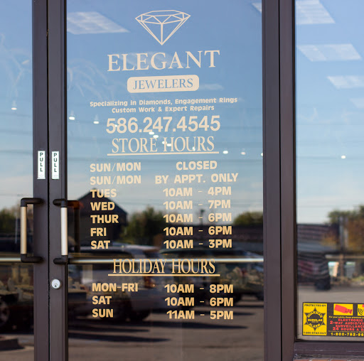 Jewelry Store «Elegant Jewelers», reviews and photos, 46869 Hayes Rd, Shelby Charter Township, MI 48315, USA