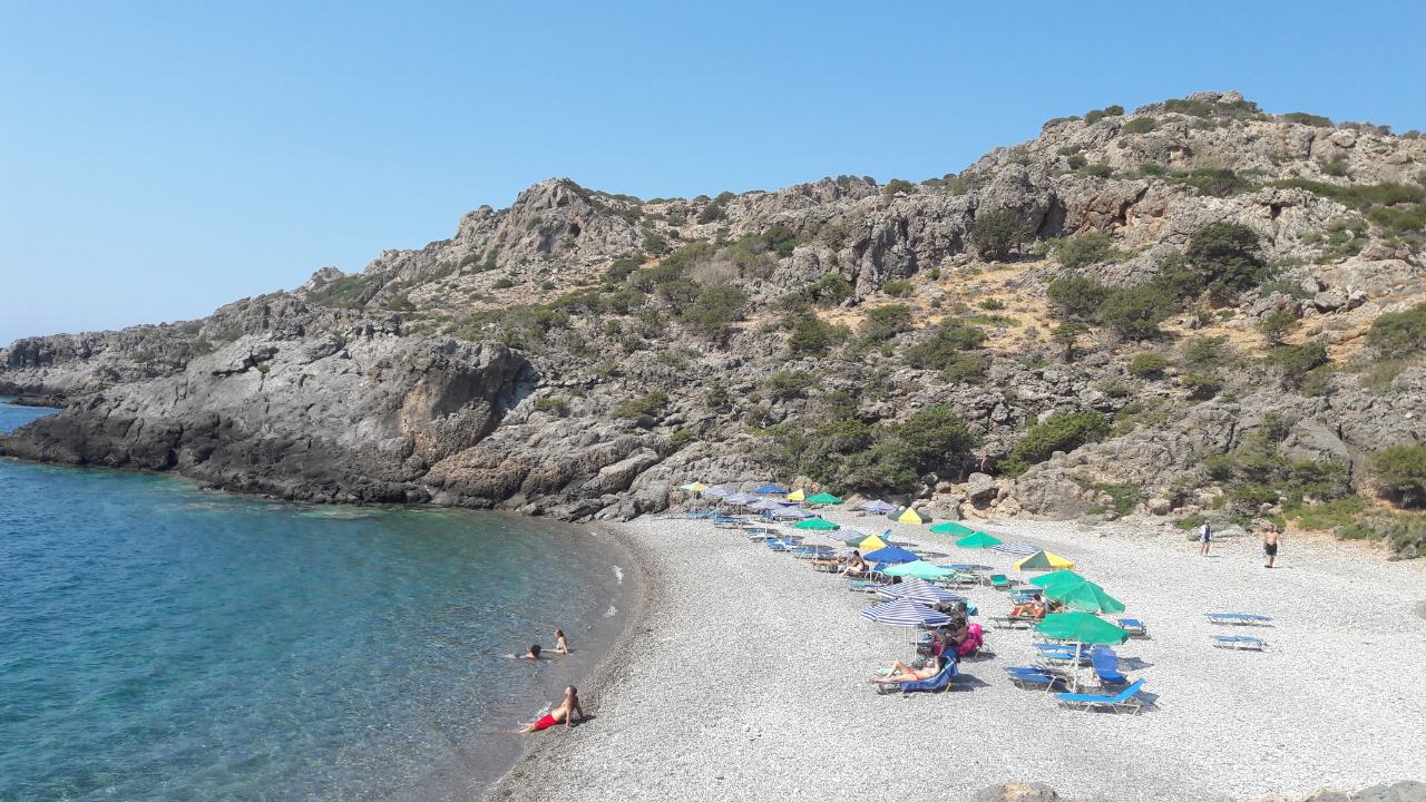 Photo of Krios Beach with very clean level of cleanliness