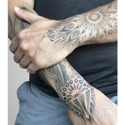 Explore black butler tattoo ideas, creative tattoo ideas in San Diego, available at Black&Grey Atelier