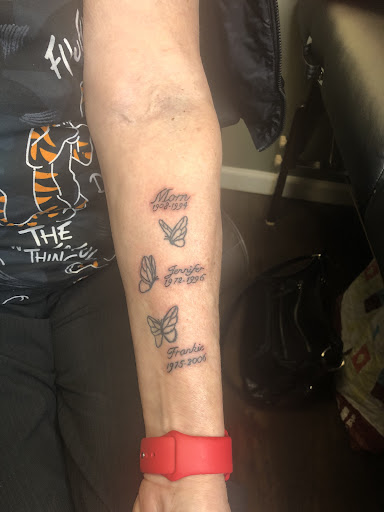 Find lesbian couple tattoos ideas for your next unique tattoo in Harrisonburg at Liberty Street Tattoos