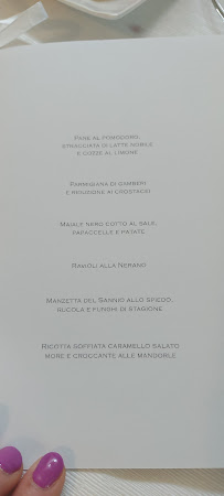Menu / carte de LOCANDA RADICI di Angelo D'Amico à Melizzano