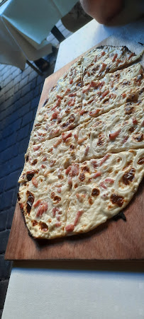 Tarte flambée du Restaurant français Au Caveau de l'Etable à Niederbronn-les-Bains - n°6