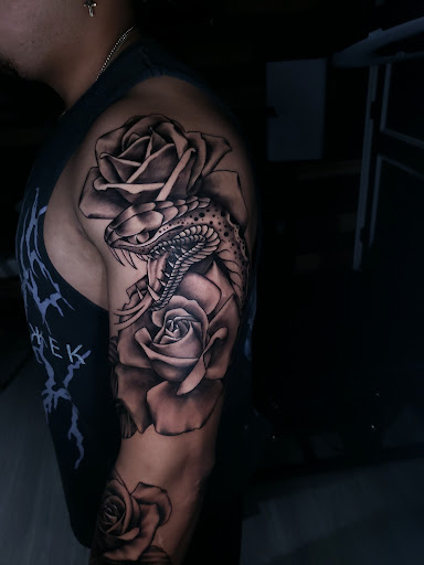 Explore antler tattoo ideas, creative tattoo ideas in College Station, available at Legacy Tattoo Lounge