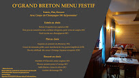 O'Grand Breton à Saint-Denis menu