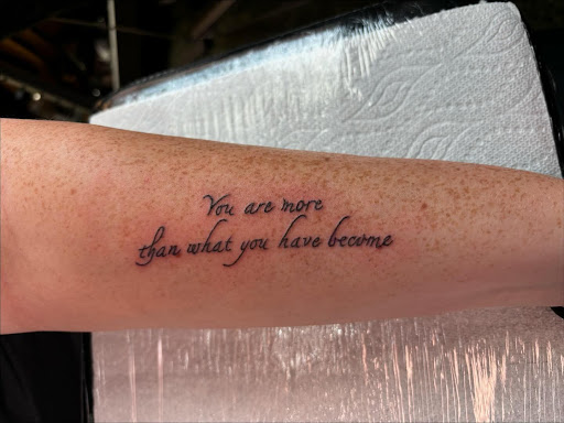Explore split personality tattoo ideas, creative tattoo ideas in Belgrade, available at The Loyal Sparrow Tattoo and Piercing