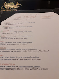 Carte du Pizzeria da Lioniello à Succivo