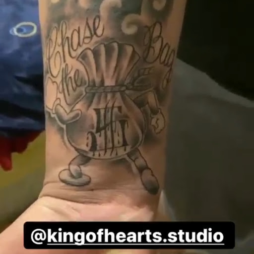 Explore moving tattoo ideas, creative tattoo ideas in Stephenville, available at King of Hearts Tattoo (NO PIERCING)