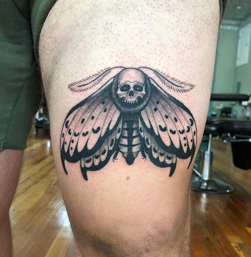 Explore death star tattoo ideas, creative tattoo ideas in Saint Louis, available at Alchemy Tattoo Collective - Central West End