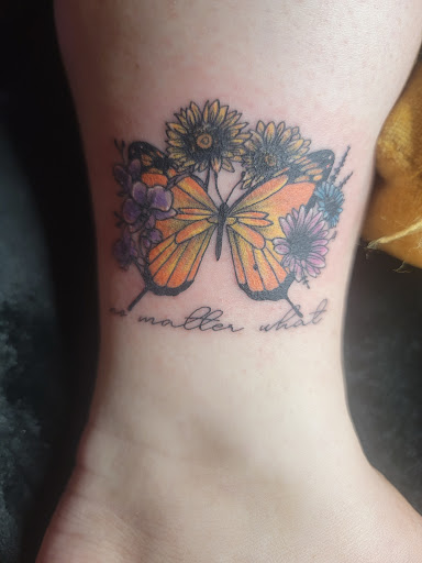 Explore color sleeve tattoo ideas, creative tattoo ideas in Broxton, available at Seratonin Tattoo Parlor