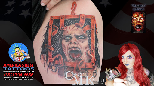 Explore tattoo flower ideas, creative tattoo ideas in Crystal River, available at Americas Best Tattoos