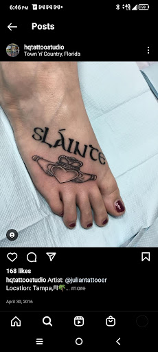Explore linework tattoos ideas, creative tattoo ideas in Palm Harbor, available at High Quality Tattoo Studios