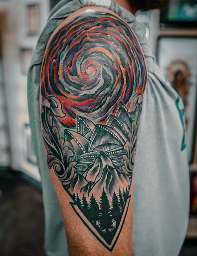 Explore forearm cross tattoo ideas, creative tattoo ideas in Bucyrus, available at The Tattoo Factory