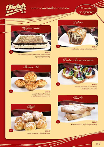 Opinie o TADEK - Ciasta domowe (Prod. ciast) w Radzymin - Piekarnia