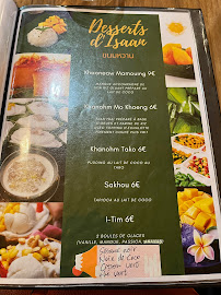 Restaurant Isaan cuisine à Tours - menu / carte