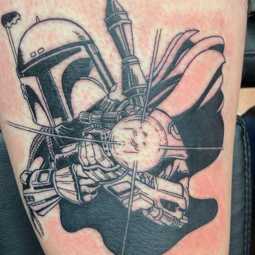 Explore chest and neck tattoo ideas, creative tattoo ideas in Aledo, available at Elevated Tattoo & Piercing