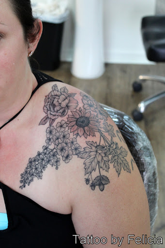 Explore vegetarian tattoo ideas, creative tattoo ideas in Fort Myers, available at Tiger Lotus Tattoo and Piercing