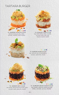 Restaurant de sushis SHIRO SUSHI à Castelvetrano (la carte)