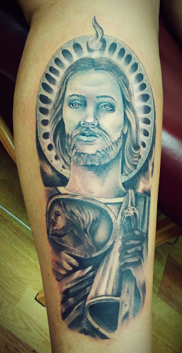 Explore tattoos ideas for chest, creative tattoo ideas in Groves, available at Billet Tattoo Studio