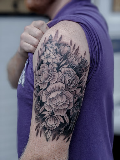 Explore silverback gorilla tattoo ideas, creative tattoo ideas in Three Rivers, available at Portfolio Ink, LLC