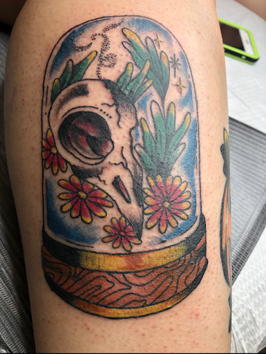 Explore cover up tattoo ideas for upper arm, creative tattoo ideas in Uvalde, available at Artistik Kreationz 96