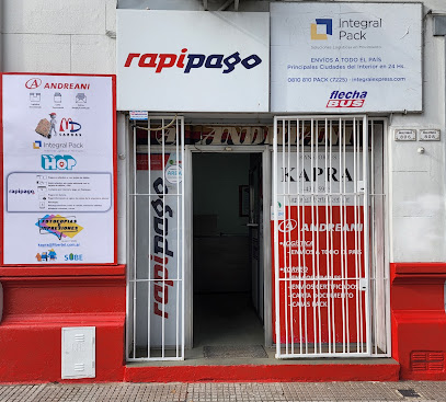 Andreani. MD Cargas. Integral Pack. HOP. Correo Argetnino(PAQ.AR)RAPIPAGO.