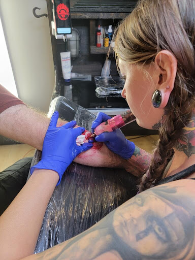 Explore dog groomer tattoo ideas, creative tattoo ideas in Fort Wayne, available at Grade A Tattoos and Body Piercing