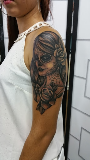 Explore space filling tattoo ideas, creative tattoo ideas in Mauldin, available at Main Street Tattoo