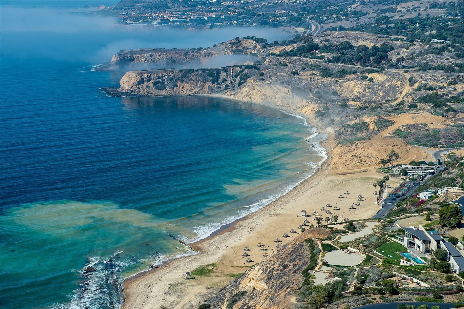 Foto von Portuguese Bend Beach mit lange, gerade küste