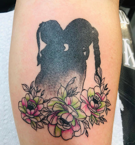 Explore punk rock tattoo ideas, creative tattoo ideas in Atlanta, available at Arte Tattoo