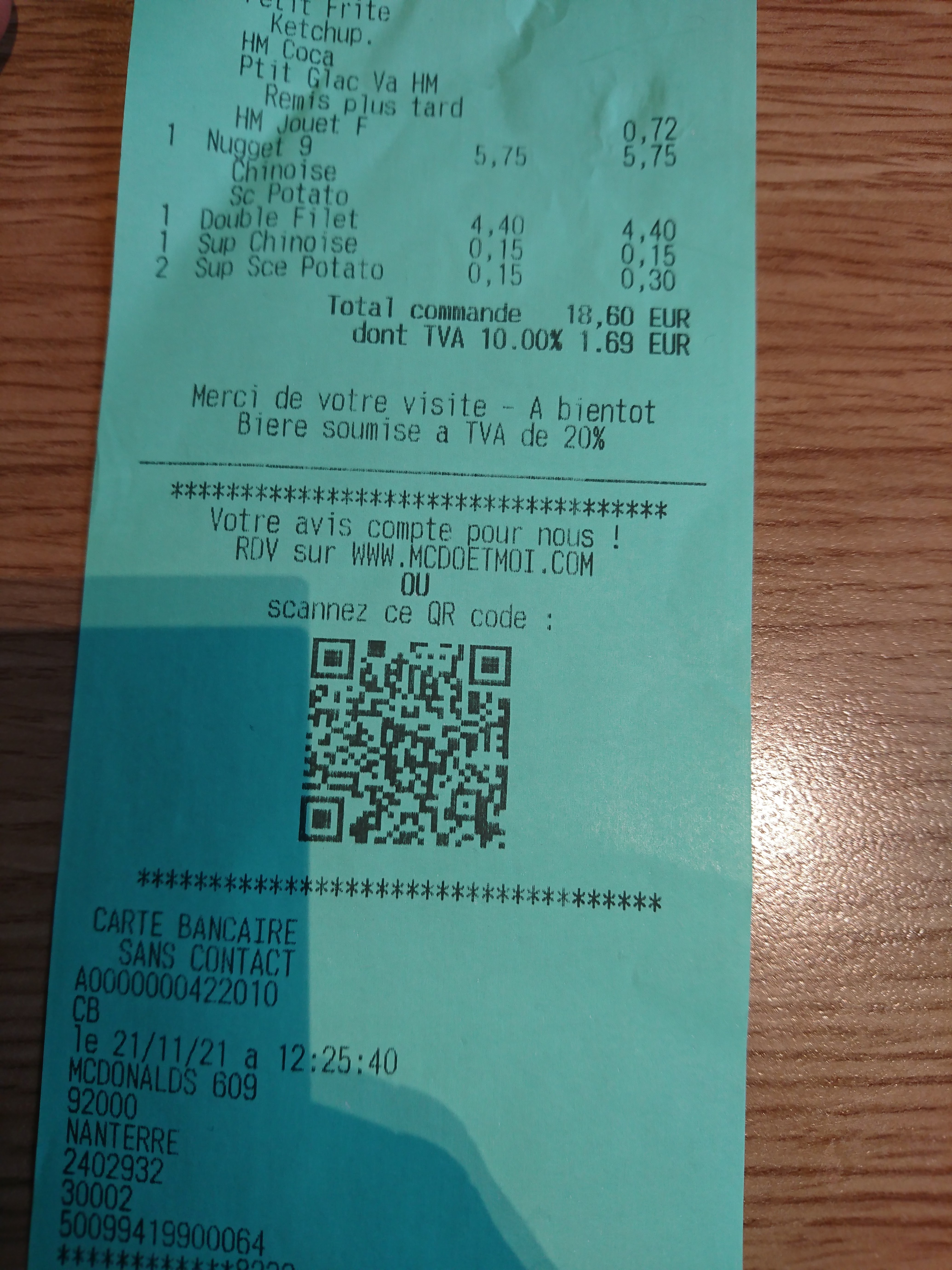 Photo n° 1 de l'avis de Wladimir.h fait le 21/11/2021 à 11:52