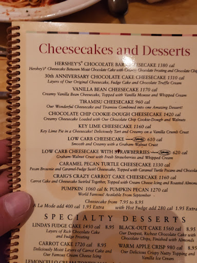Restaurant «The Cheesecake Factory», reviews and photos, 2715 Southdale Center, Edina, MN 55435, USA