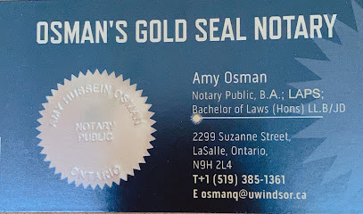 Osman's Gold Seal Notary