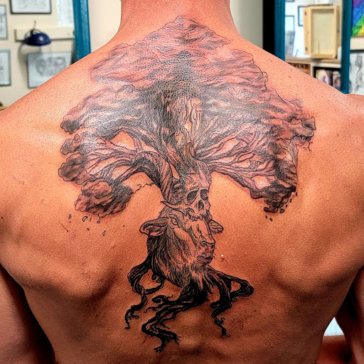 Explore finger print heart tattoo ideas, creative tattoo ideas in Traverse City, available at Pinups & Needles