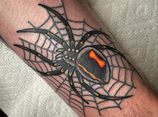 Explore simple leg tattoo ideas, creative tattoo ideas in San Diego, available at Crybaby Tattoo