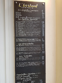 Crêperie l'Instant à Caen menu