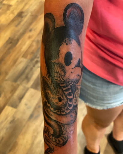 Explore sext tattoo ideas, creative tattoo ideas in Pikeville, available at The Carbon Canary Tattoo Studio