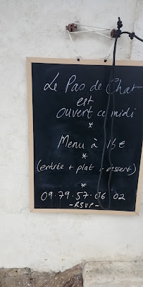 Restaurant Le Pas de Chat à Villars - menu / carte