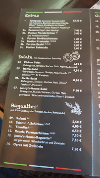Menu / carte de Jonny's Pizza à Leer