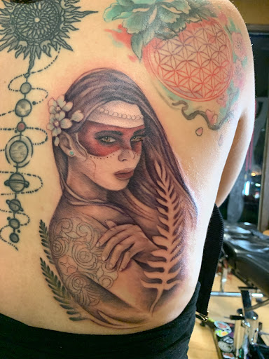 Explore trinity tattoo ideas, creative tattoo ideas in Saint Petersburg, available at Buku Tattoo Studio