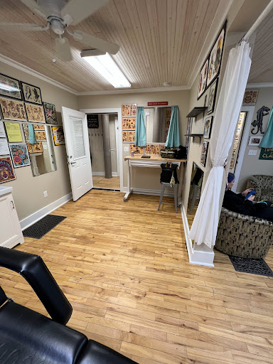 Explore ship tattoo ideas, creative tattoo ideas in Bayfield, available at Benchmark Tattoo