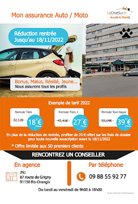 LeChatSur.fr Assurances Auto / Moto à Ris-Orangis
