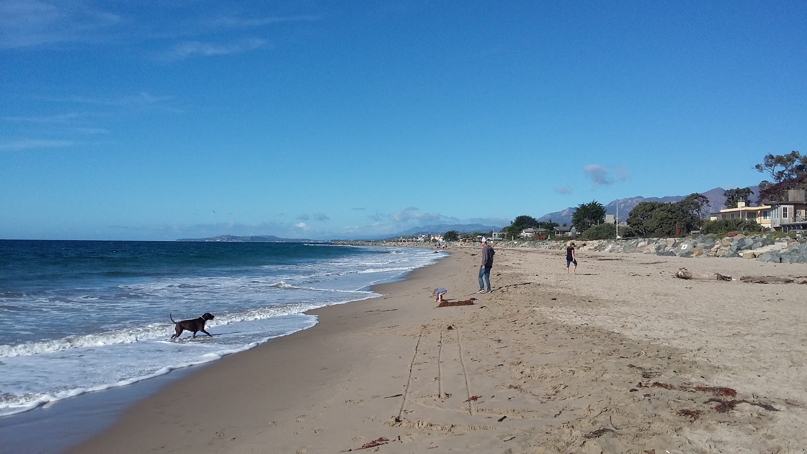 Foto av Carpinteria Beach med lång rak strand